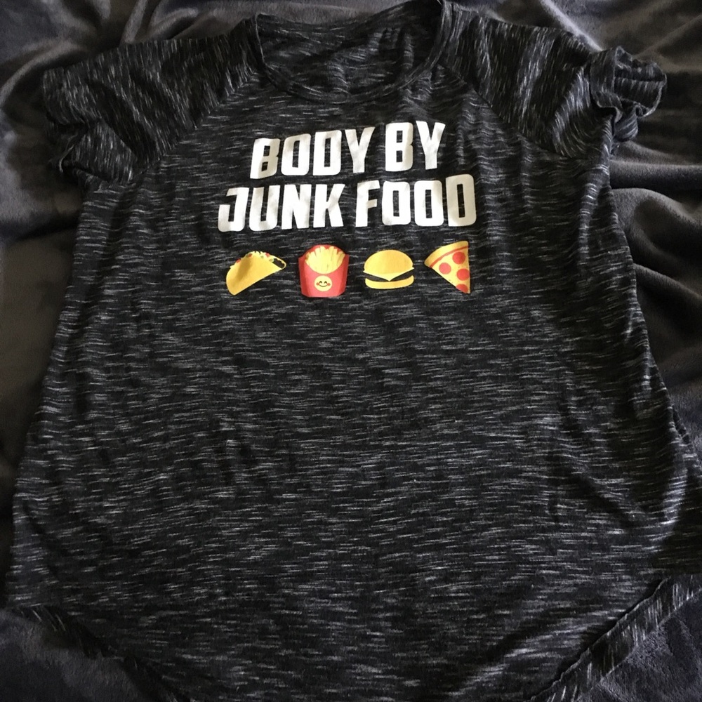 Black “Body by Junk food” T-shirt